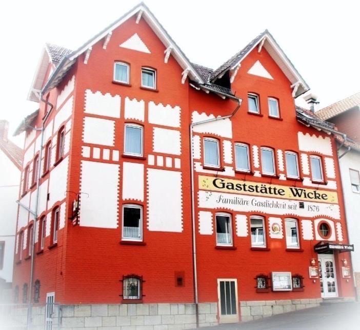 Hotel Gaststaette Wicke Baunatal Exterior foto